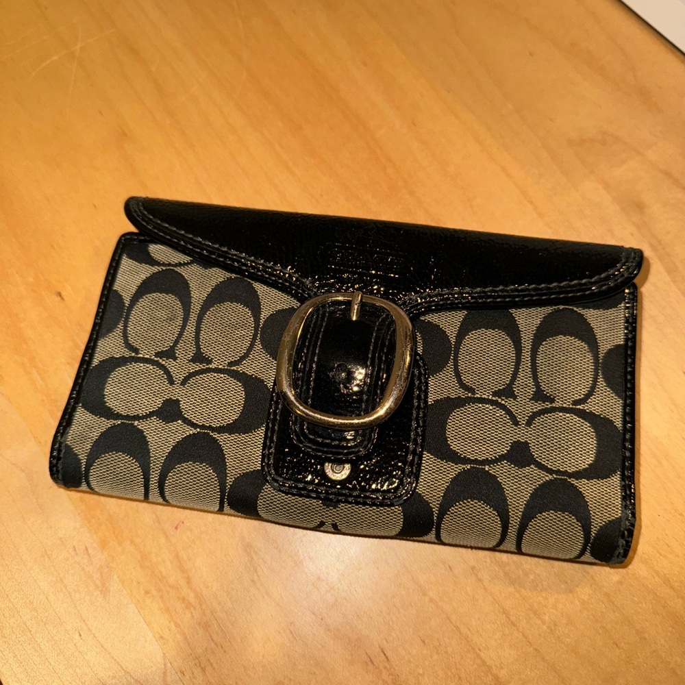Black Coach Wallet